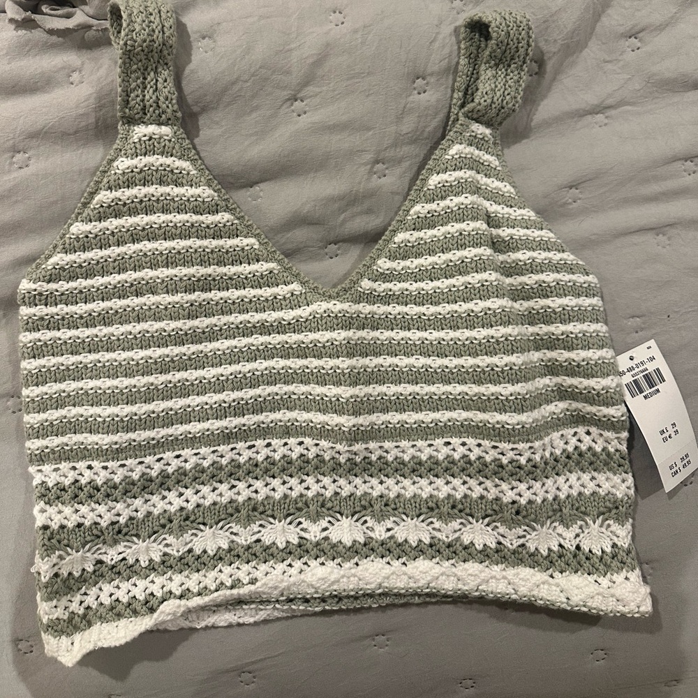 hollister crochet top